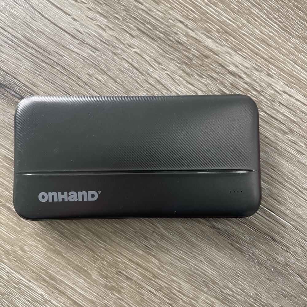 OnHand Portable Power Bank Plus - Black 10,000mAh 1Pk